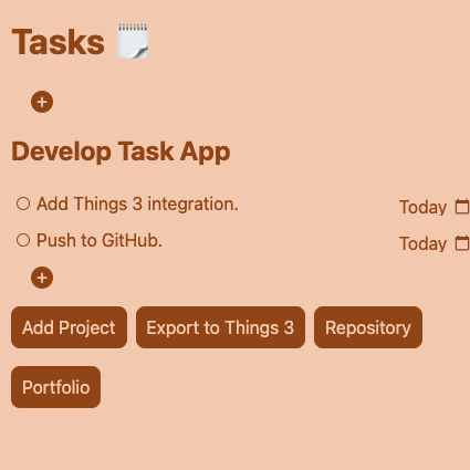 Tasks app preview
